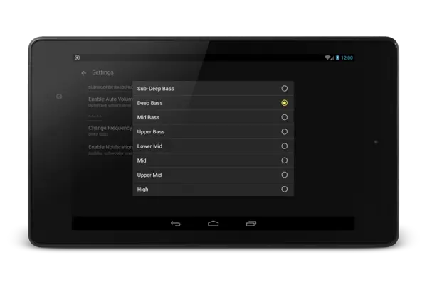 Subwoofer Bass android App screenshot 0