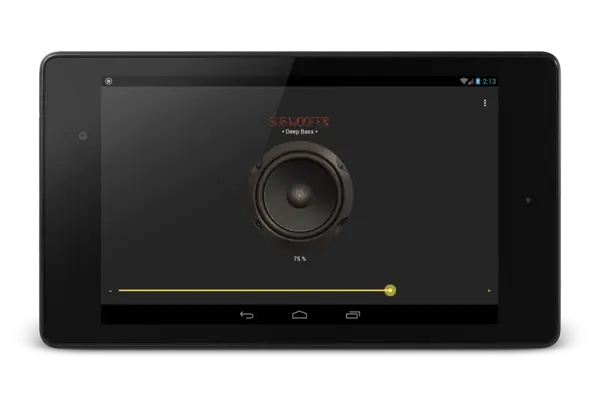 Subwoofer Bass android App screenshot 1