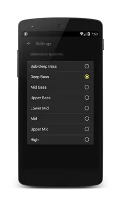 Subwoofer Bass android App screenshot 3